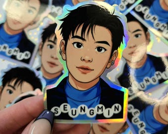 Stray Kids Seungmin KARMA Holographic Sticker