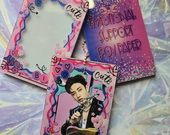 Kpop Acrylic Photocard Holder, Korean Idol PC Holder