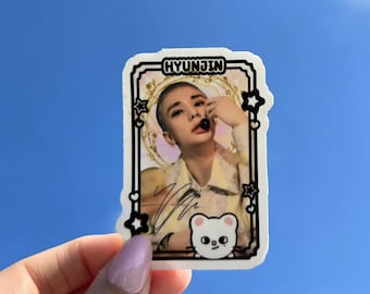 Stray Kids ヒョンジン フォトカードステッカー、SKZ ジニレット