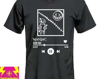 Stray Kids Maniac Playlist T-Shirt, Kpop SKZ Stay Shirt