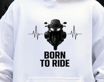 Born to Ride motorhoodie, T-shirt en sweater, bikershirt, motorkleding