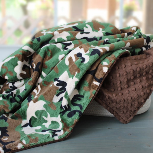 Camo Baby Blanket Etsy
