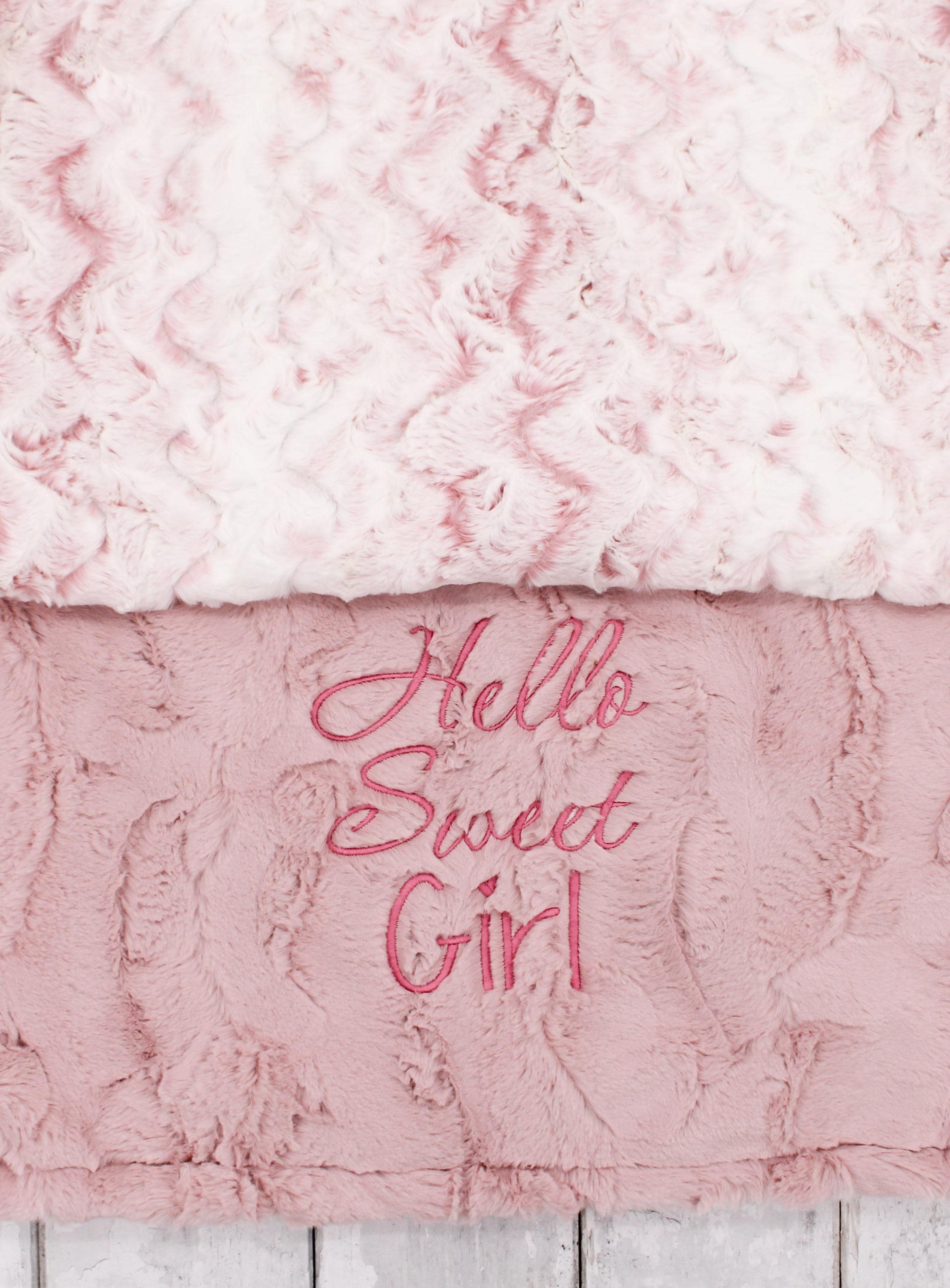 Soft Pink Owl Baby Blanket for Baby Shower Gift | Personalized Minky Keepsake | Woodland Nursery Dec