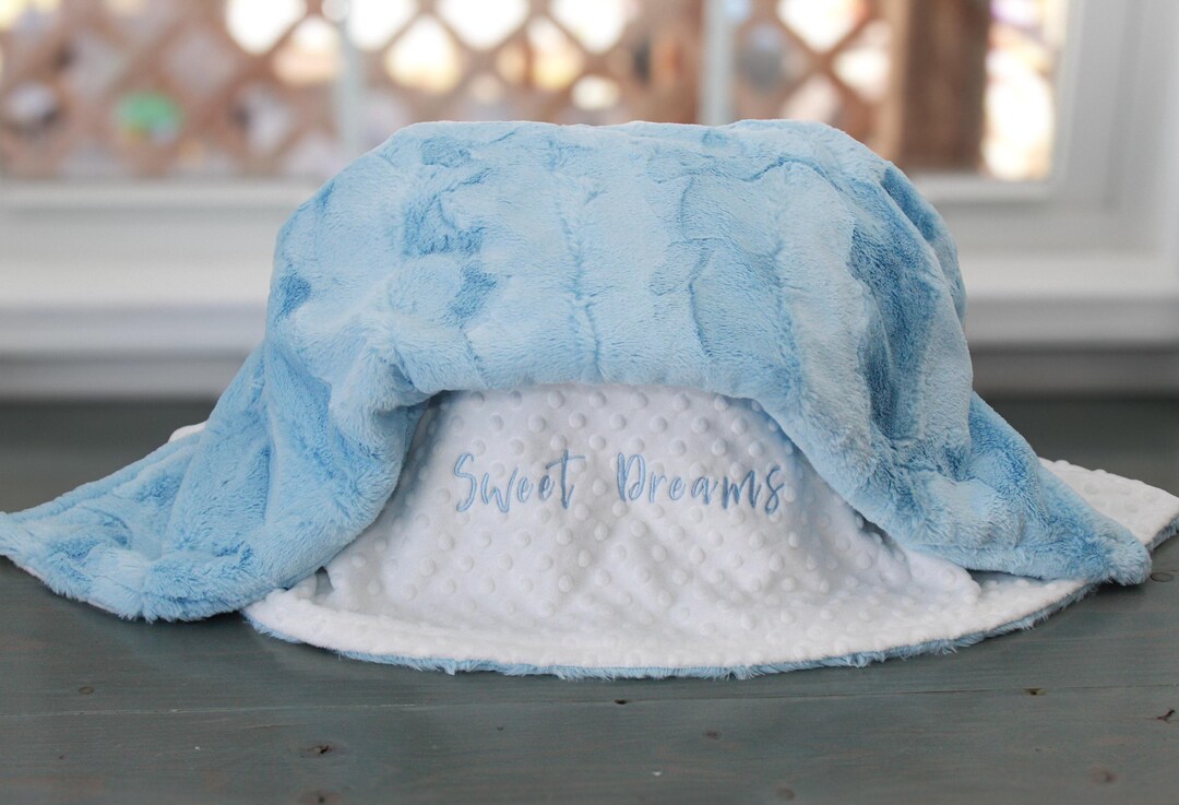 Baby Blanket Sky Blue 48x38 Inches