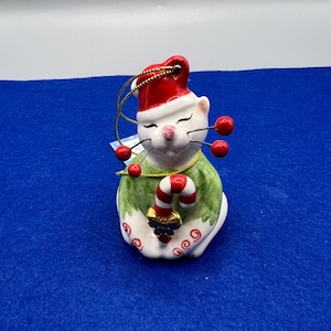 Lacombe Whimsiclay Cat Figurines - Etsy
