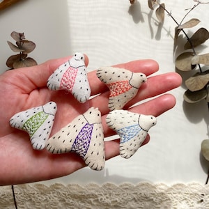 Moon Moth Sewing Pattern PDF - Mini Plush Toy Tutorial - Silk Butterfly Brooch Keychain DIY