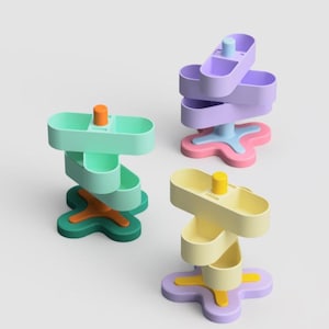 3D-utskriven skrivbordsorganisatör: Roterande förvaring, anpassningsbara färger