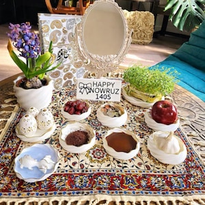 Elegant Nowruz Haft Seen Set – Persian New Year Table Decor