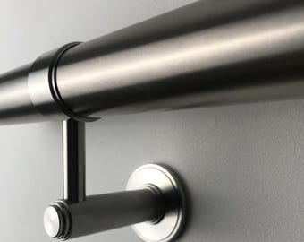 Modern Heritage - stainless steel handrail, easy to install for walkways and stairs