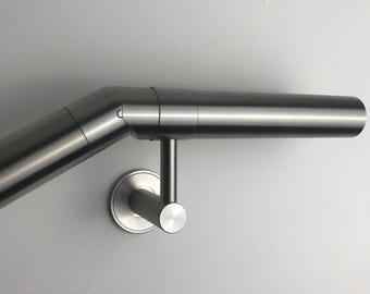 Adjustable Stainless steel handrail, easy to install for stairs and steps
