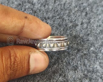 Sterling Silver Cat Spinner Ring: Handmade Fidget Jewelry