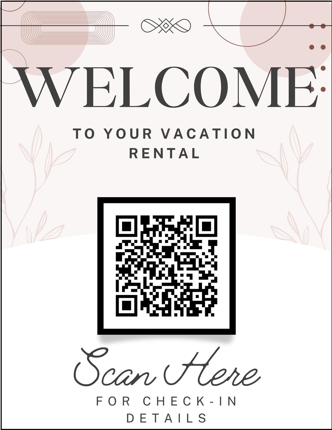 Custom QR Code for Short-term Rentals | Digital Guestbook | Airbnb ...