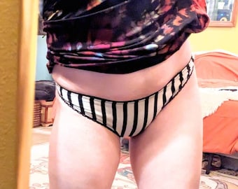Handmade Bamboo Cheeky Thong – Custom Underwear, XS-4X