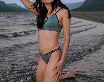 Custom Bra | Handmade Bamboo Underwear | Comfortable Bralette | Made to Measure | Eco-Friendly Lingerie | Made in Oregon | Underwire Free