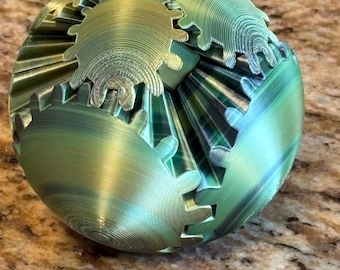 3D Printed Fidget Ball: Articulated Sensory Stress Relief Toy