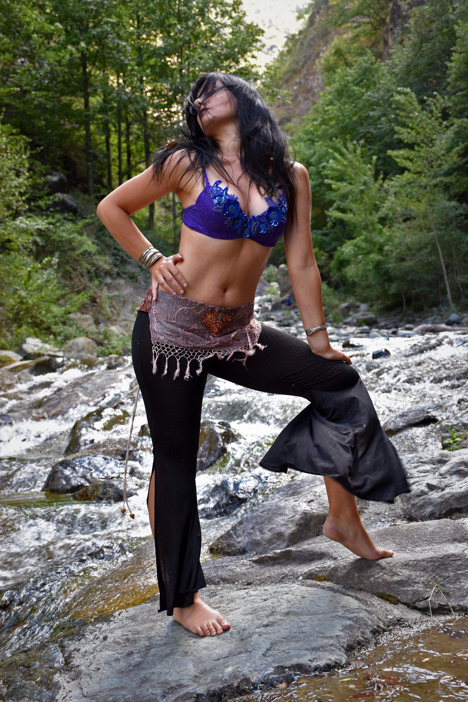 Buy Belly Dance Bra, Tribal Fusion Bra, Katie Belly Dancer, Golden Era  KATIE Online in India 