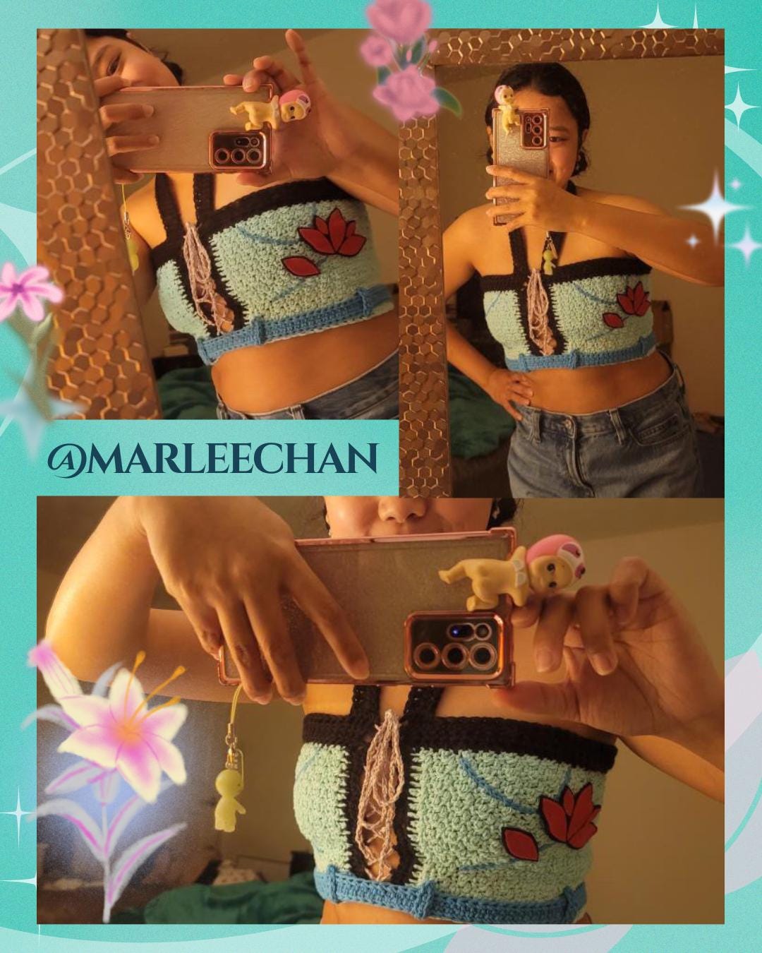 ZOEY TOP Crochet Pattern – K-pop Demon Hunter Inspired | KDH