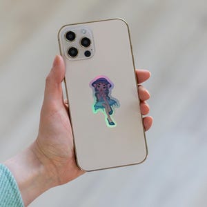 Portals creature brat Holographic stickers