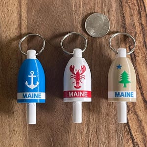 Maine Buoy Keychain 3-Pack