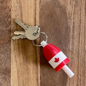 Canada Flag Buoy Keychain