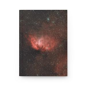 Space Nebula Hardcover Journal: Astronomy Photo Lined Notebook