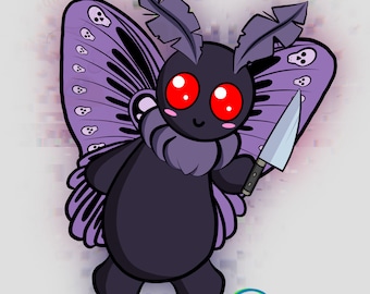 Mothman sticker