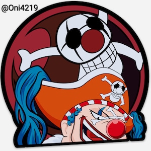 Sticker One Piece Baggy Wanted