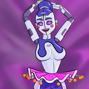 Ballora Dakimakura Case