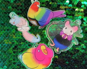 Pride Animal Acrylic Charm