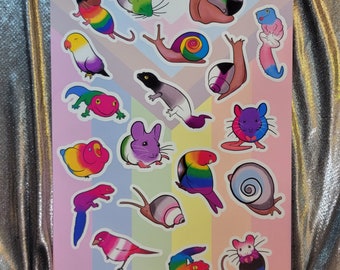 Pride Animal Sticker and Magnet Collection
