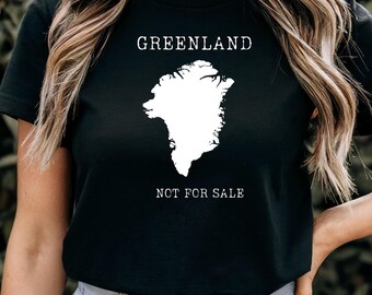 Greenland Map Protest T-Shirt - Political Activism Tee