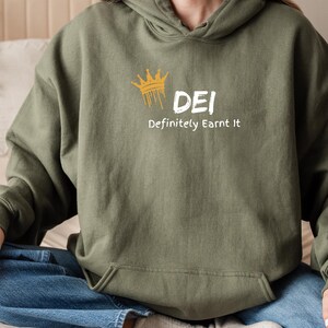 DEI Gift Hoodie Feminist Political Activist Statement