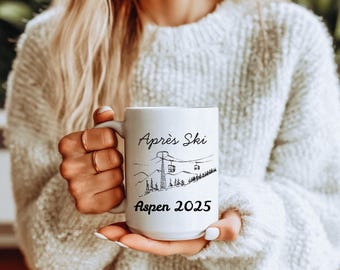 Personalised Après Ski Christmas Mug