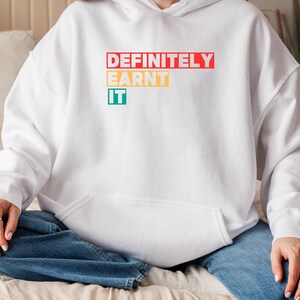 DEI: Definitely Earnt It Hoodie - Feminist Political Activist Gift