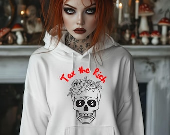 Tax the Rich Hoodie Socialist Protest Sweatshirt