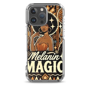 Afro Art Melanin Magic black Magic gift  iPhone Case black and proud gift black girl magic gift for Boho friend gift
