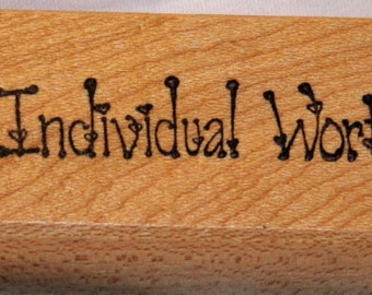 Individual Worth Rubber Stamp from Creative Stamps