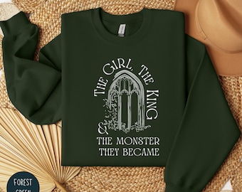 One Dark Window Sweatshirt, Romantasy Booktok Apparel, Gothic Book Lover Gift