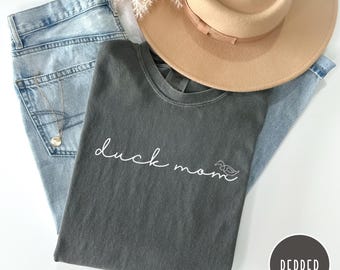 Duck Mom Comfort Colors T-Shirt, Farm Life Tee