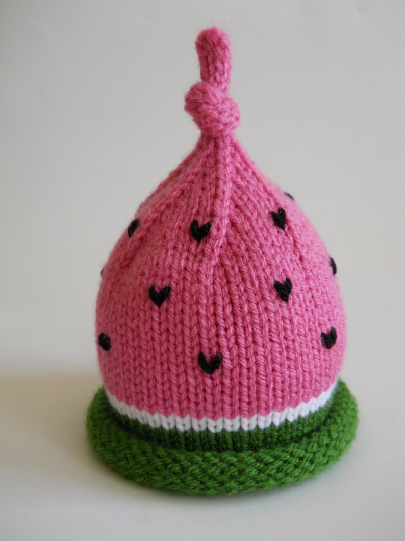 Knitted Infant Watermelon Hat Legwarmers Newborn Baby Knit | Etsy