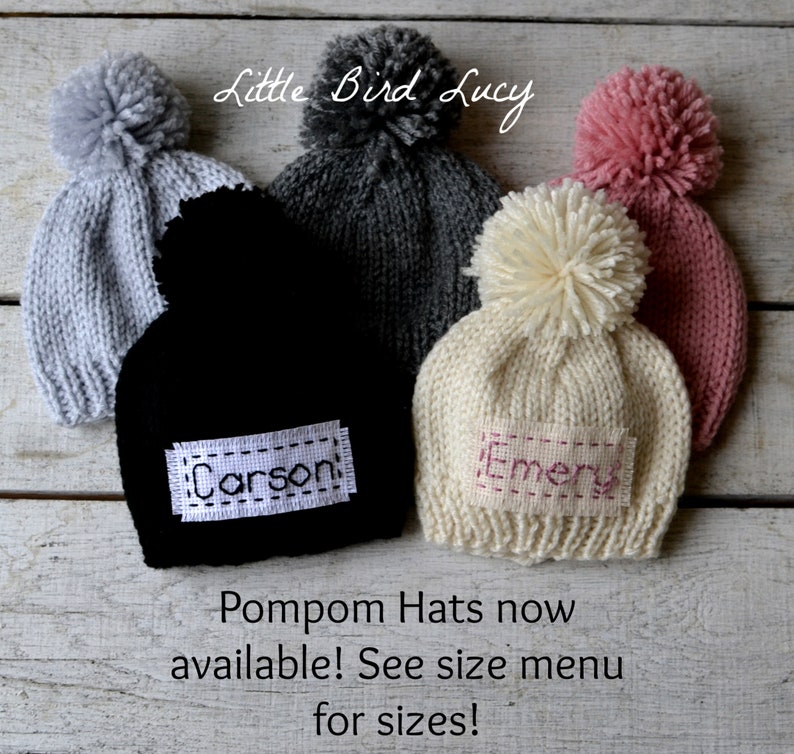 Personalized Newborn Baby Hat Infant Coming Home Cap Newborn Etsy