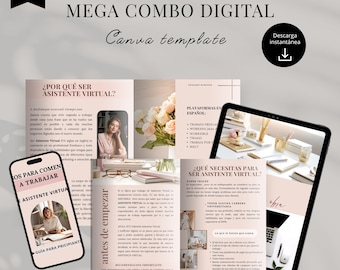 Guía Asistente Virtual: Negocio Remoto, Productividad (PDF Descargable en Español)