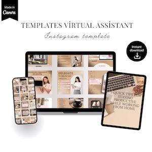 Instagram story virtual assistant templates canva virtual assistant templates, virtual assistant, social media templates Instagram templates