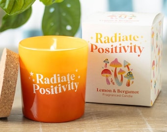 Radiate Positivity Lemon & Bergamot Scented Candle