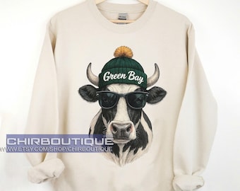 Green Bay Football Mascot Sweatshirt T-Shirt, Retro Green Bay Game Day Crewneck, Green Bay Sweatshirt, Green Bay Fans Gift