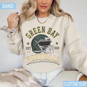Vintage Green Bay Football Sweatshirt, Green Bay football shirt, Green Bay Football Fan Tee, Green Bay t-shirt, Game Day apparel