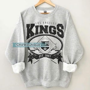 Los Angeles Kings Vintage 90s Sweatshirt, Crewneck, Shirt, Hoodie, Jersey Hockey Retro Gift For Christmas