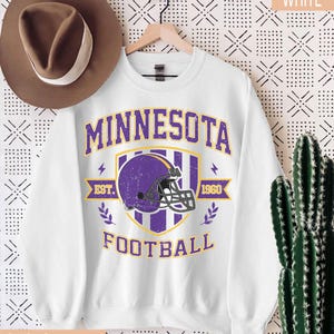 Vintage Minnesota Football Sweatshirt, Minnesota football shirt, Minnesota Football Fan Tee, Minnesota t-shirt, Game Day apparel
