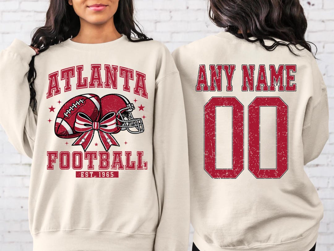 Personalized Atlanta Football Sweatshirt, Atlanta Football Crewneck
