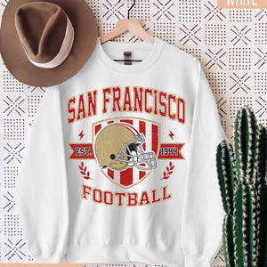 Vintage San Francisco Sweatshirt, San Francisco football shirt, San Francisco Football Fan Tee, San Francisco t-shirt, Game Day apparel